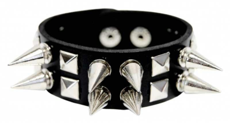 Spike Niten Punk Armband Pyramidennieten