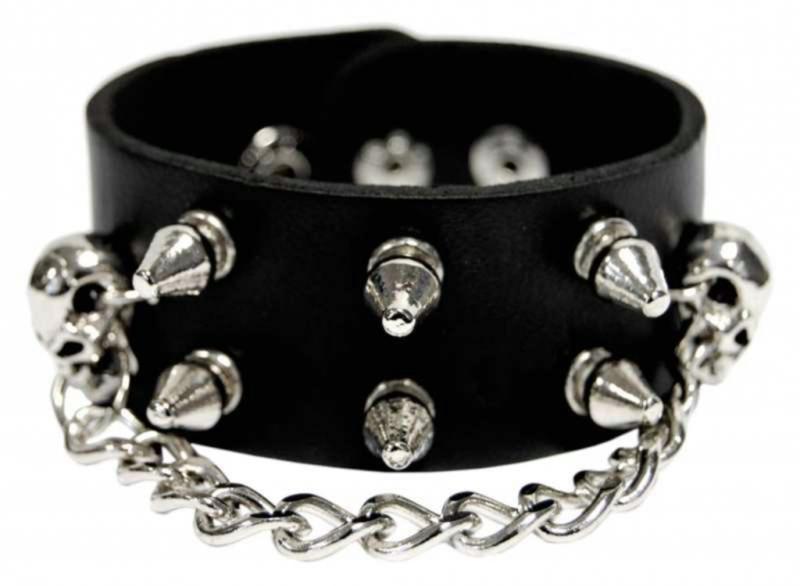 Punk Armband Killernieten & Kette