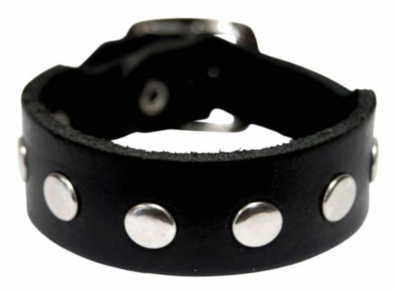 Leder Manschette Rundnieten