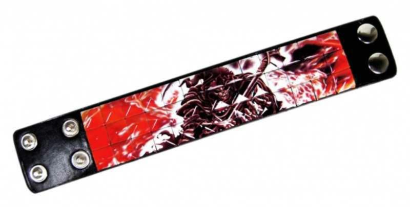 Kunstleder Armband Manschette Sensenmann