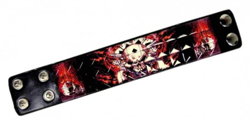 Punk Armband Totenkopf