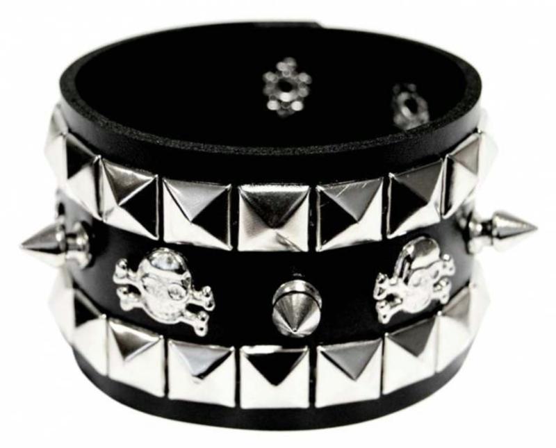 Studded Wristband Wristband Pyramid Studs