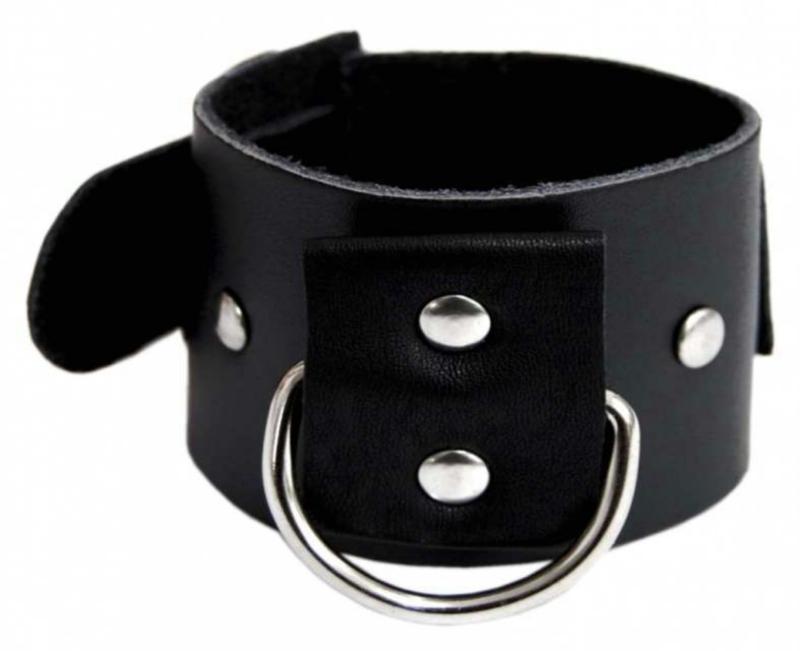 Kunstleder Armband Manschette Flachnieten
