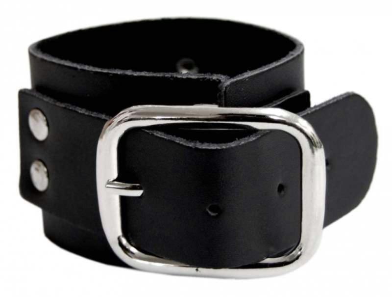 Kunstleder Armband Manschette Flachnieten