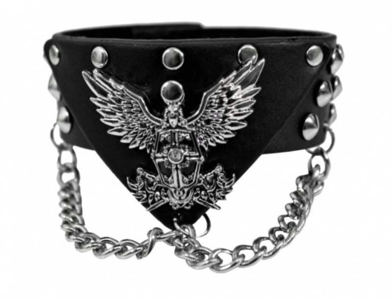 Kunstleder Armband Adler