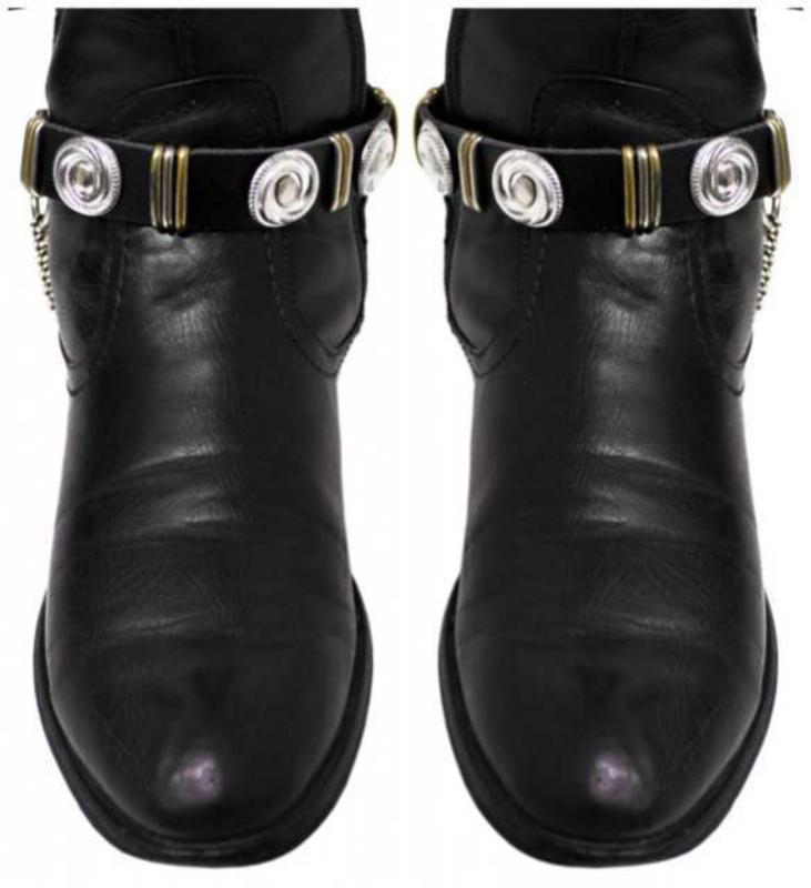 Stiefelbänder Conchos