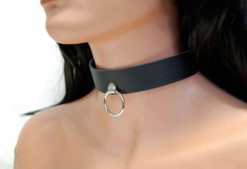 Bondage Halsband Uni & Ring