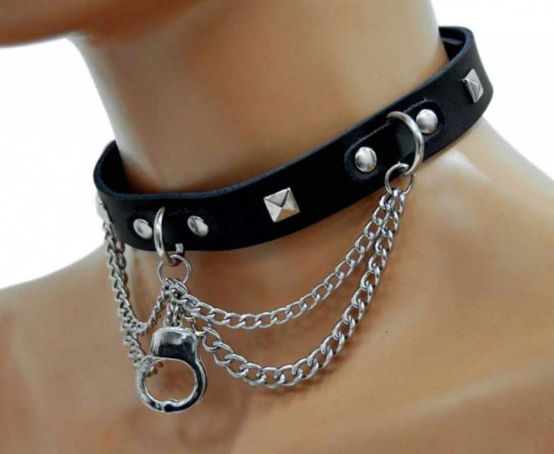 Gothic Halsband Handschellen & Ketten