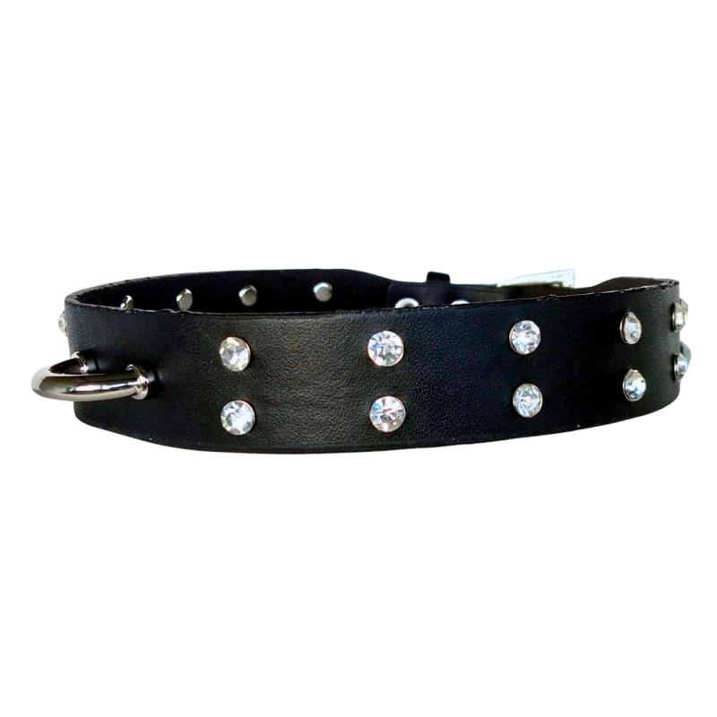 Choker mit Strass & D-Ring