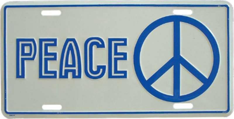 Blechschild Peace