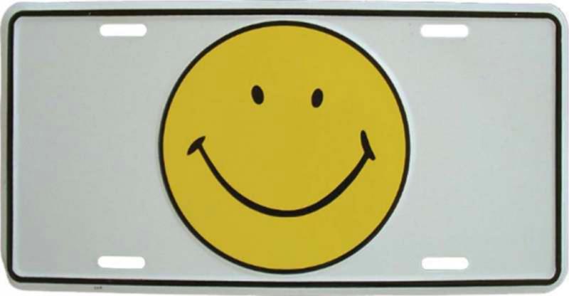 Blechschild Smiley