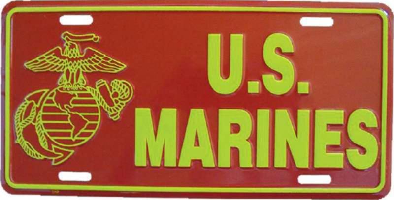 Blechschild US Marines