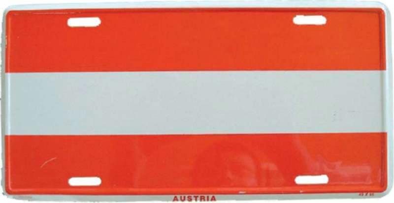 Blechschild Österreich