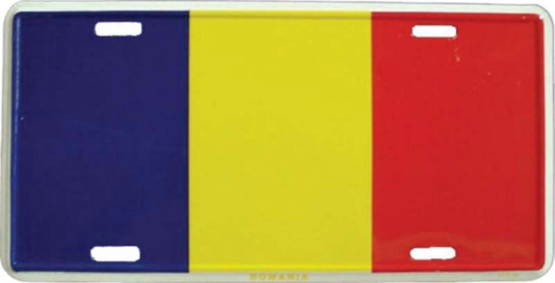 Blechschild Rumänien