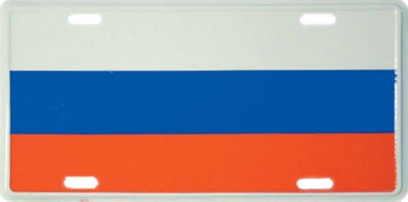 Tin Sign Russia