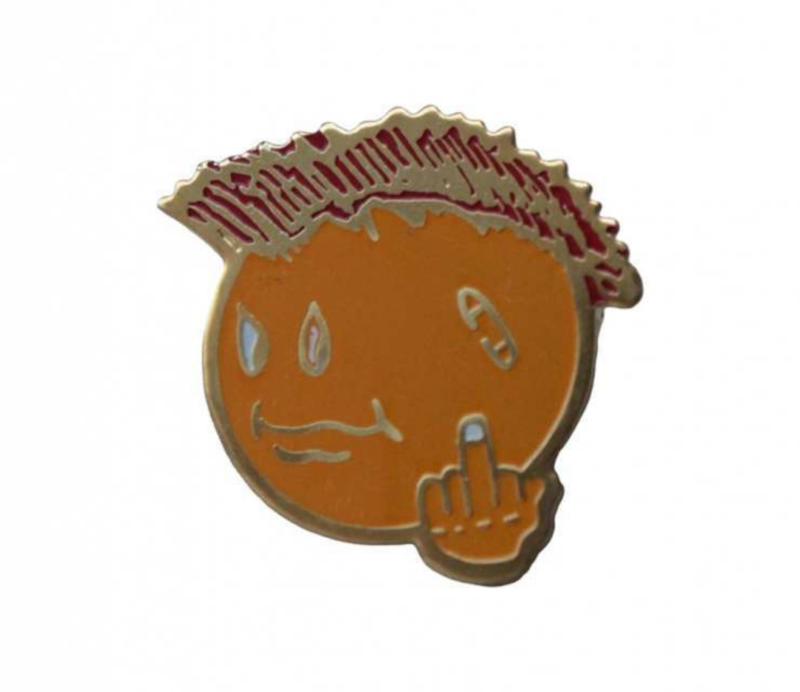 Yellow Smiley Pin