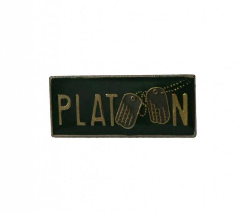 Platoon Military Pin Badge