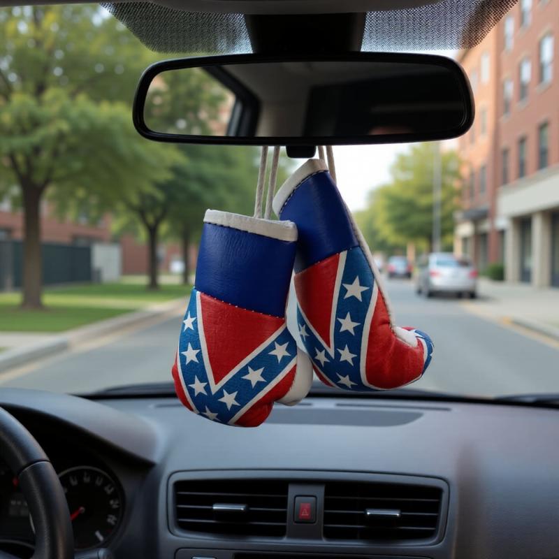 Confederate Flag Mini Boxing Gloves