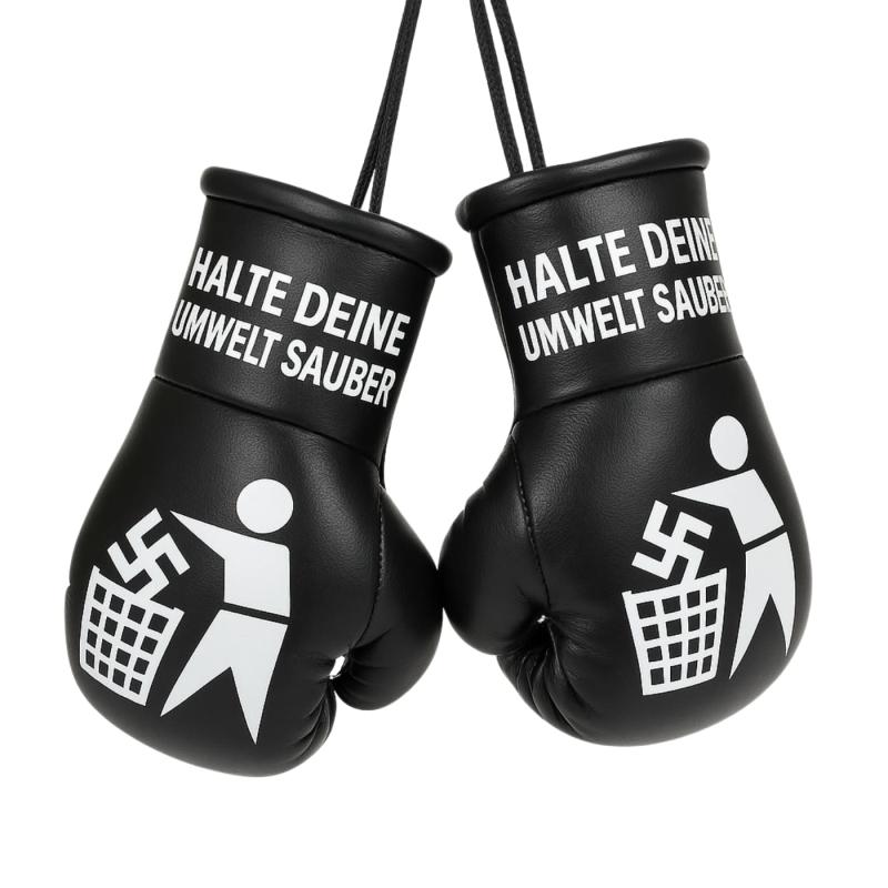 Mini Boxhandschuhe „Halte Deine Umwelt sauber“