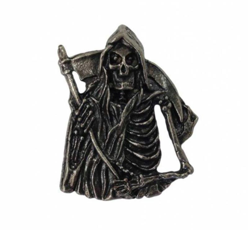 Grim Reaper Pin Badge