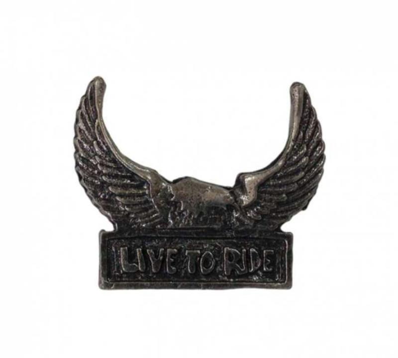 Pin Badge Live to Ride Eagle