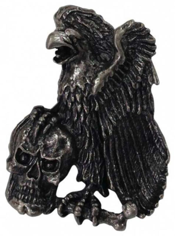 Anstecker Adler und Totenkopf