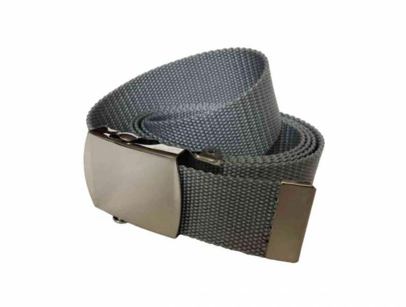 Light Grey Canvas Belt