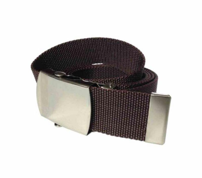 Dark Brown Canvas Belt
