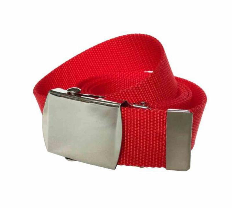 Canvas Gürtel Rot