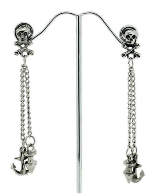 Totenkopf Ohrstecker Anker