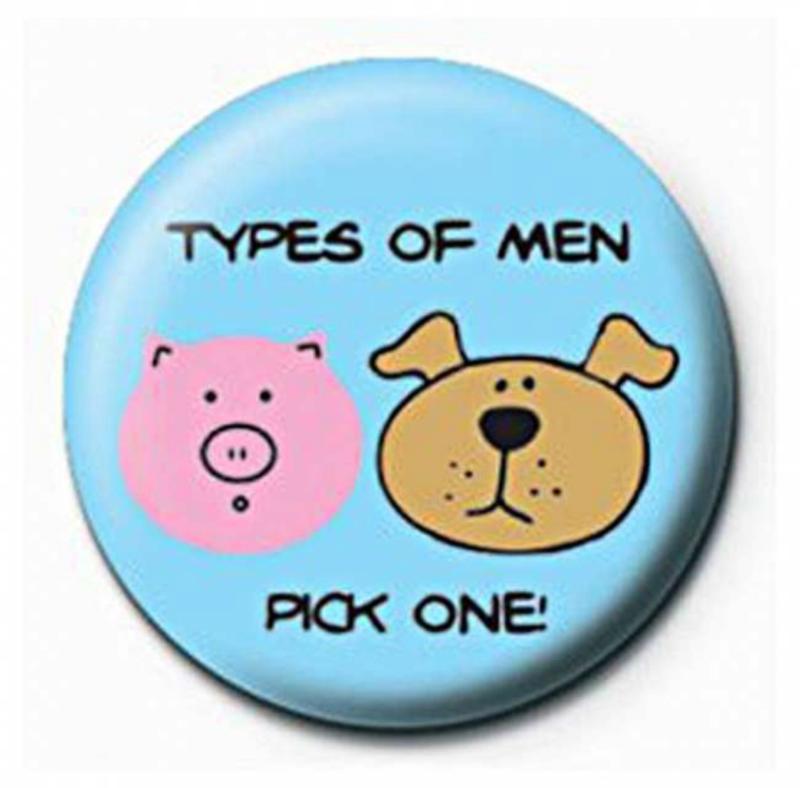 Button Badge David & Goliath Types Of Men D&G