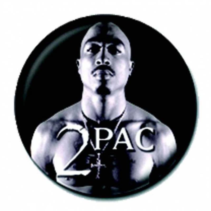 2Pac Portrait Button Anstecker