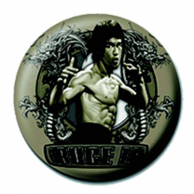 Bruce Lee Dragon Button Anstecker