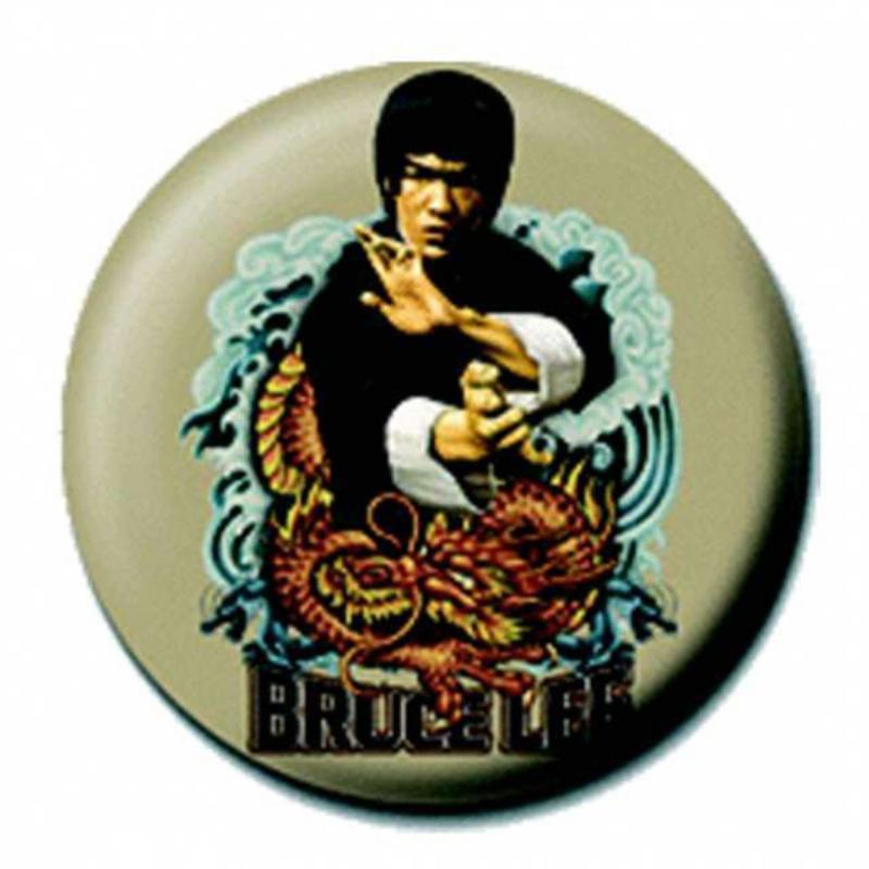 Bruce Lee Portrait Button Anstecker