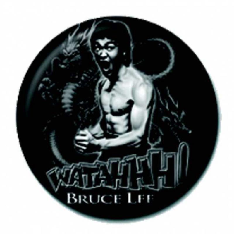 Bruce Lee Watahhh! Button Anstecker