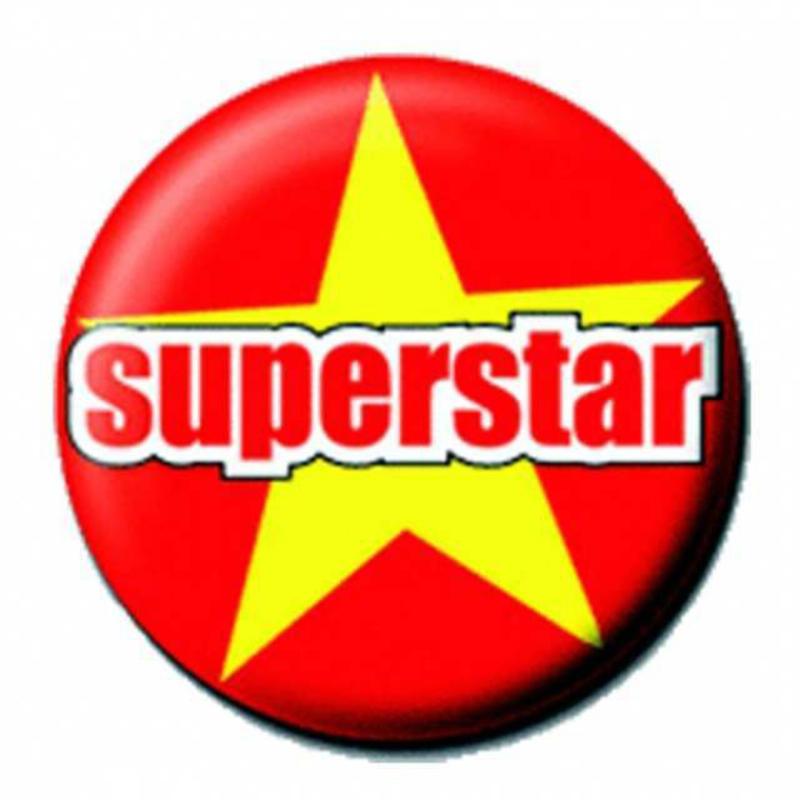 Superstar Button Anstecker