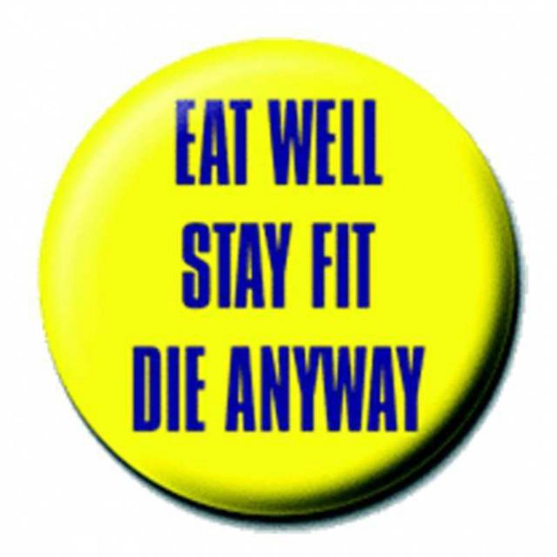 Eat Well Button Anstecker
