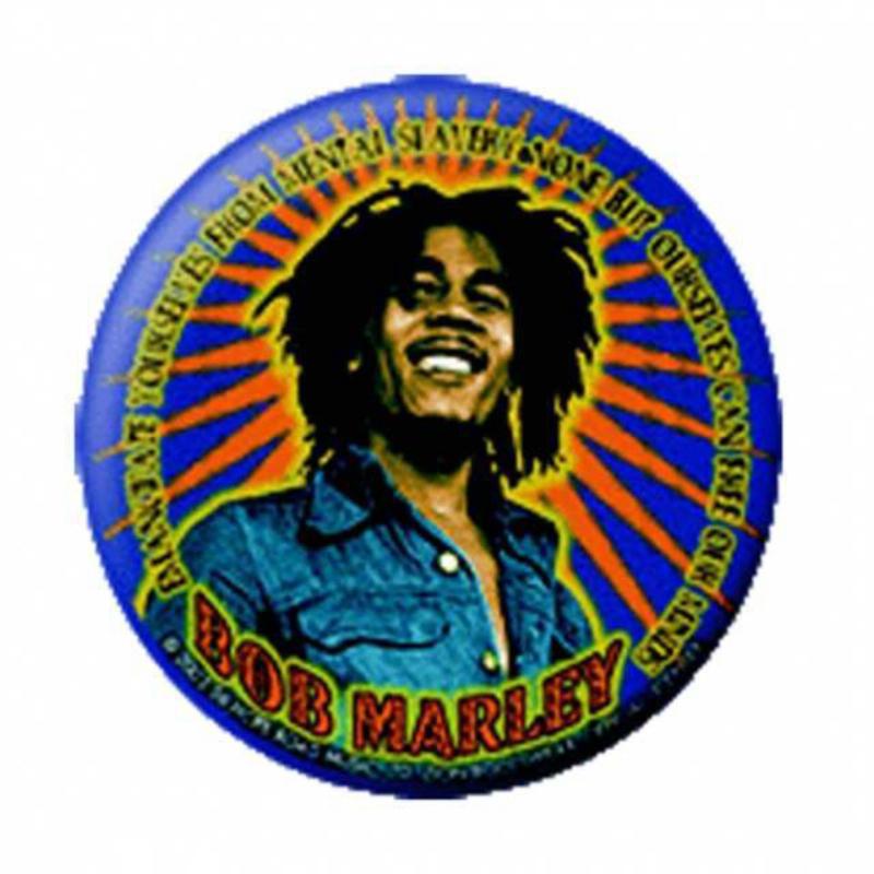 Bob Marley Portrait Button Anstecker