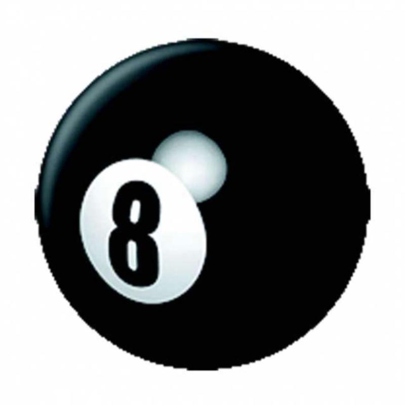 8 Ball Button Anstecker