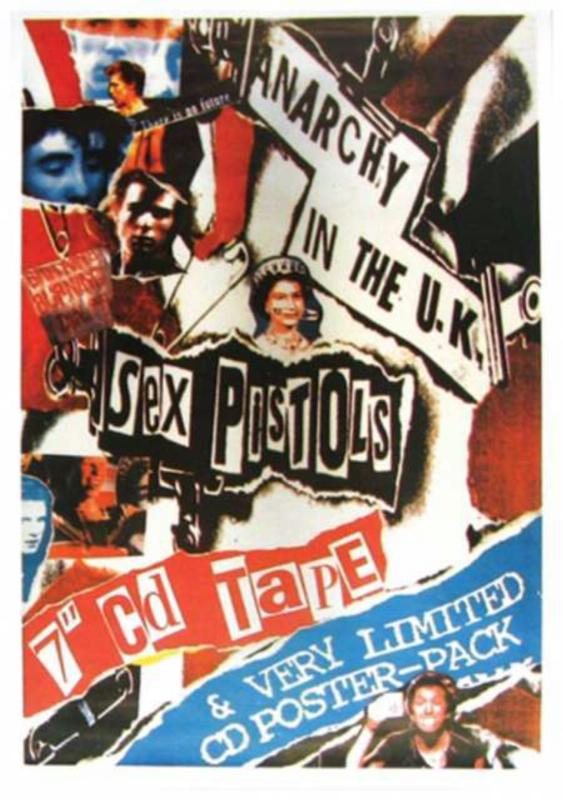 Sex Pistols Anarchy Postcard