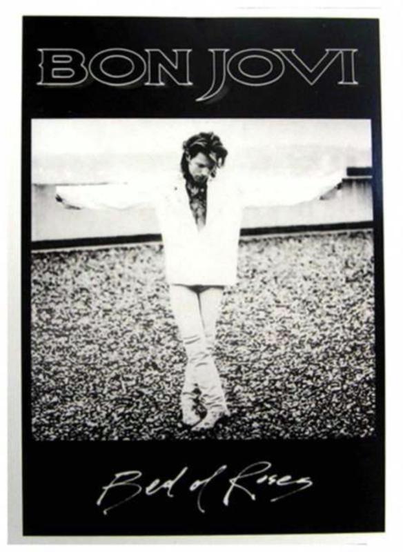 Bon Jovi Bed of Roses Postkarte