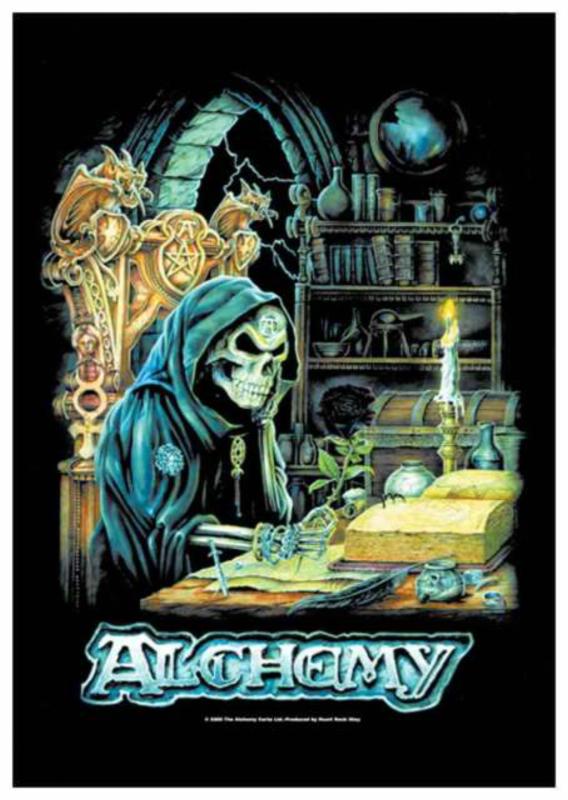 Alchemy Totenkopf Posterfahne