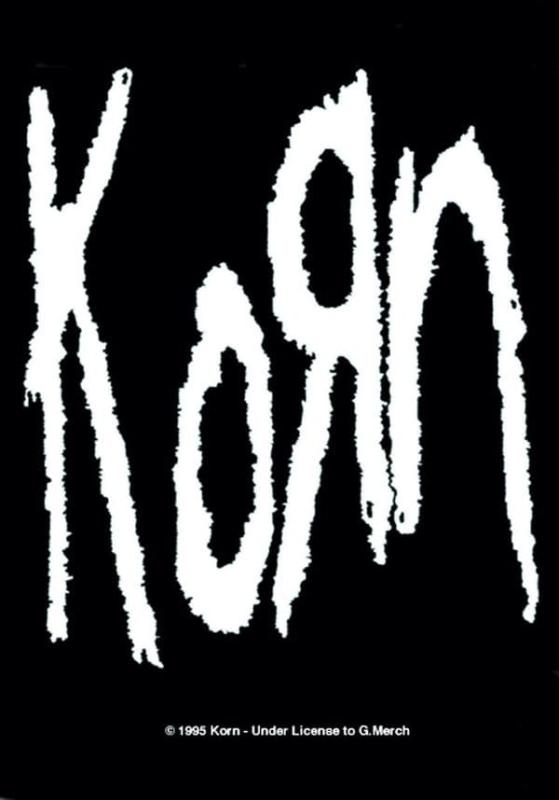Korn Band Logo Posterfahne