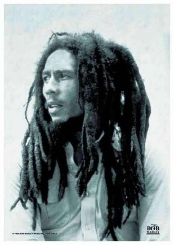 Bob Marley Portrait Poster Flag