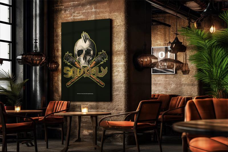 Soulfly Skull Posterfahne