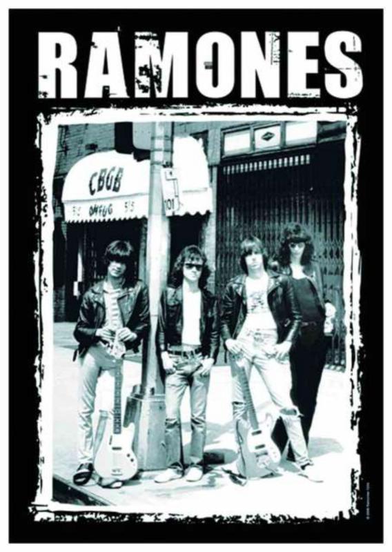 Ramones CBGB Poster Flag