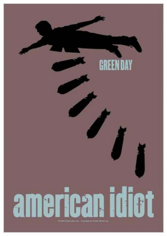 Green Day American Idiot Posterfahne