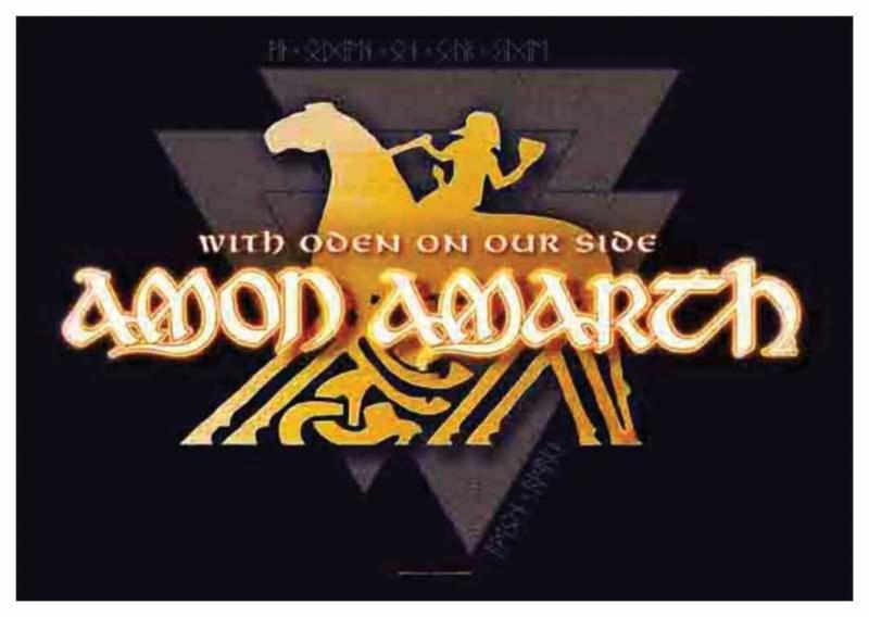 Amon Amarth With Oden On Our Side Poster Flag
