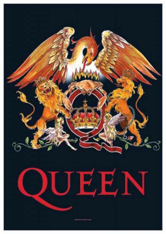 Queen Classic Crest Logo Posterfahne