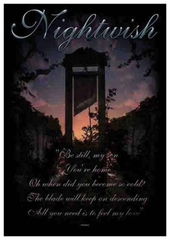 Nightwish Poem Be Still My Son Posterfahne
